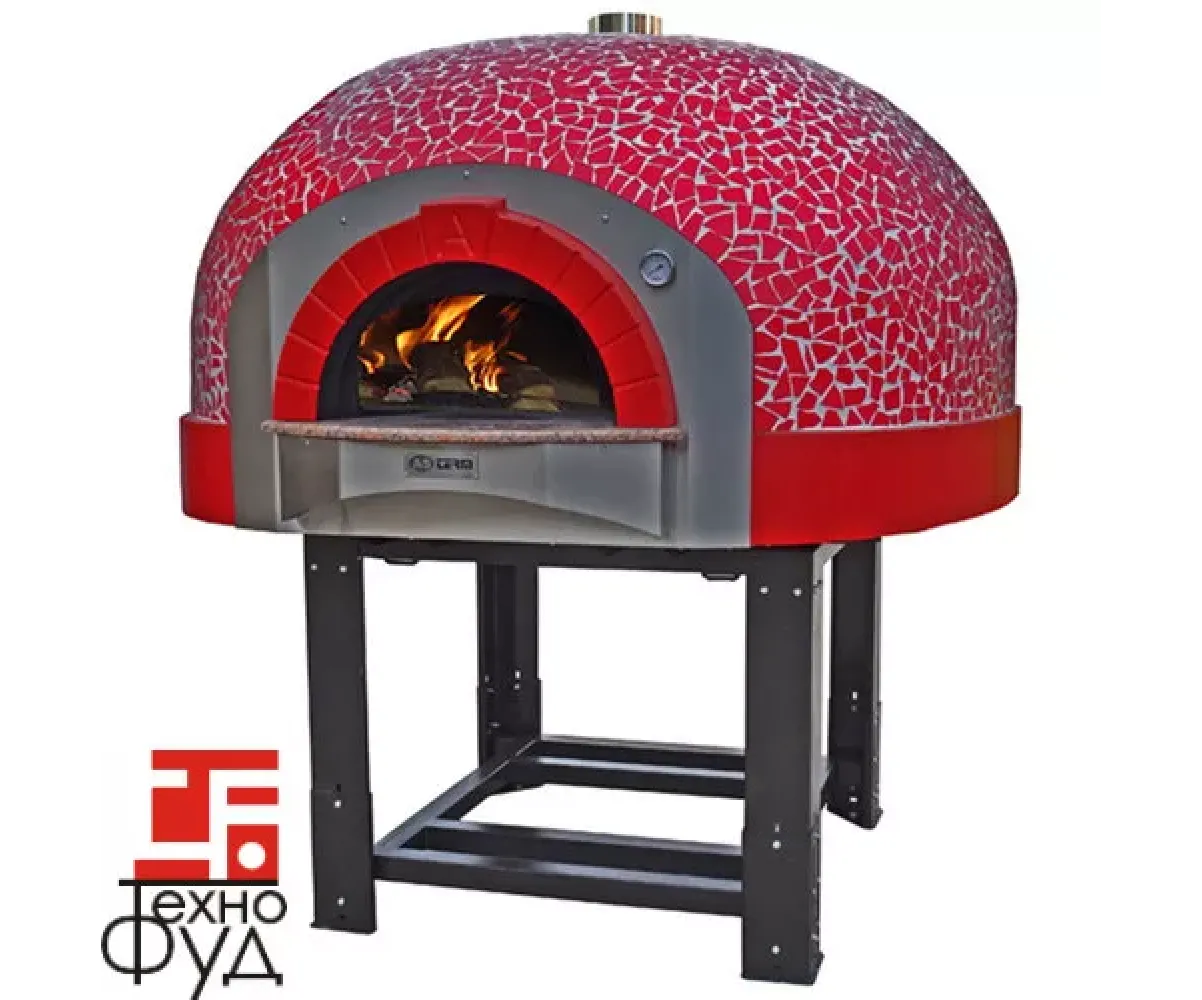 Дровяная печь для пиццы Design D120K\Red Mosaic
