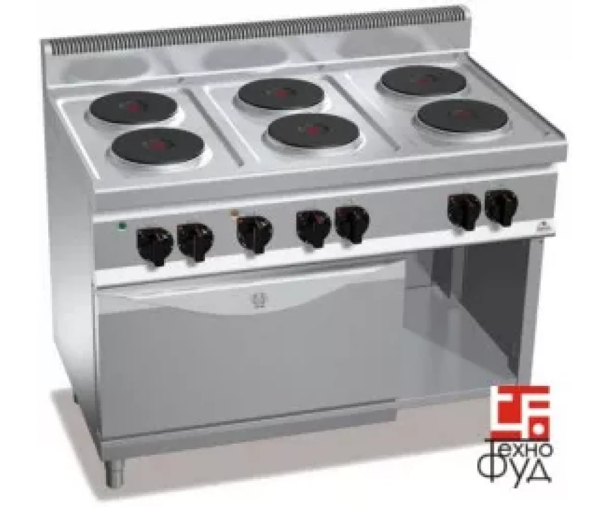 Плита электрическая для ресторана E7P6+FE1