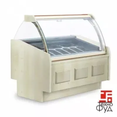 Витрина для мороженного ARUBA 2/1.25 RETRO