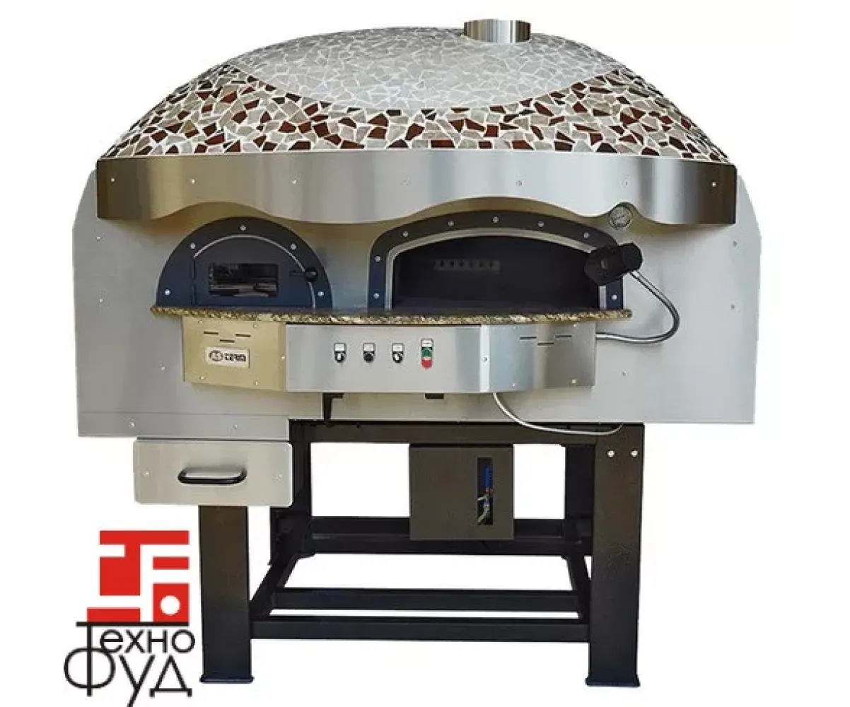 ДРОВЯНАЯ ПЕЧЬ ДЛЯ ПИЦЦЫ DR120К Brown Wave Mosaic