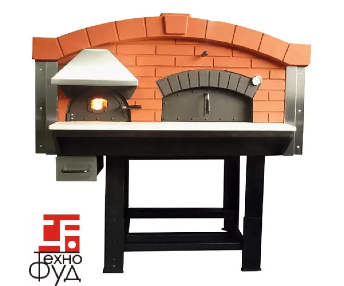 Дровяная печь для пиццы с изолированной камерой горения D120V