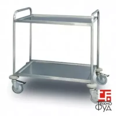 Тележка сервировочная двухуровневая 900х500х930