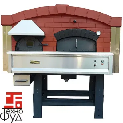 Дровяная печь для пиццы с вращающейся камерой DR 140