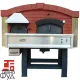 Дровяная печь для пиццы с вращающейся камерой DR 140