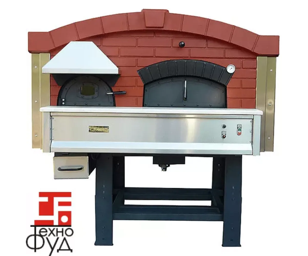 Дровяная печь для пиццы с вращающейся камерой DR 120