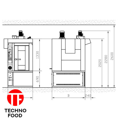 Ротационная печь ELLADE 10T-5070-E DANZI FORNI
