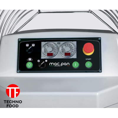 Спиральный тестомес с фиксированной чашей MSP80 JET/T MAC.PAN