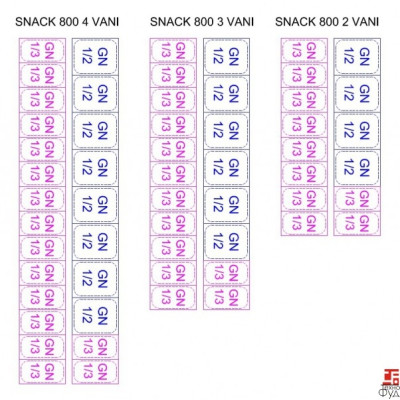 Стол холодильный PPCS802C SNACK