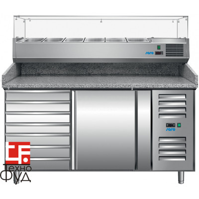 Холодильный стол для пиццы с ящиками SARO MARGA PZ 1610 TN
