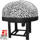 Печь для пиццы газовая Design G 100 K BO White&Black Mosaic
