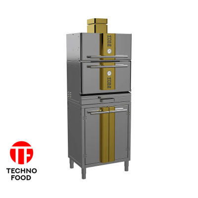Печь угольная с подставкой и тепловым шкафом KOPA 301 SC