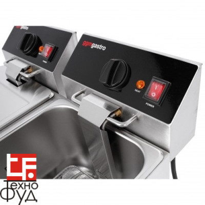 Фритюрница электрическая EFH8+8 GGM Gastro