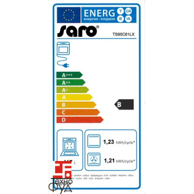 Газовая плита с электродуховкой TS95C61LX SARO
