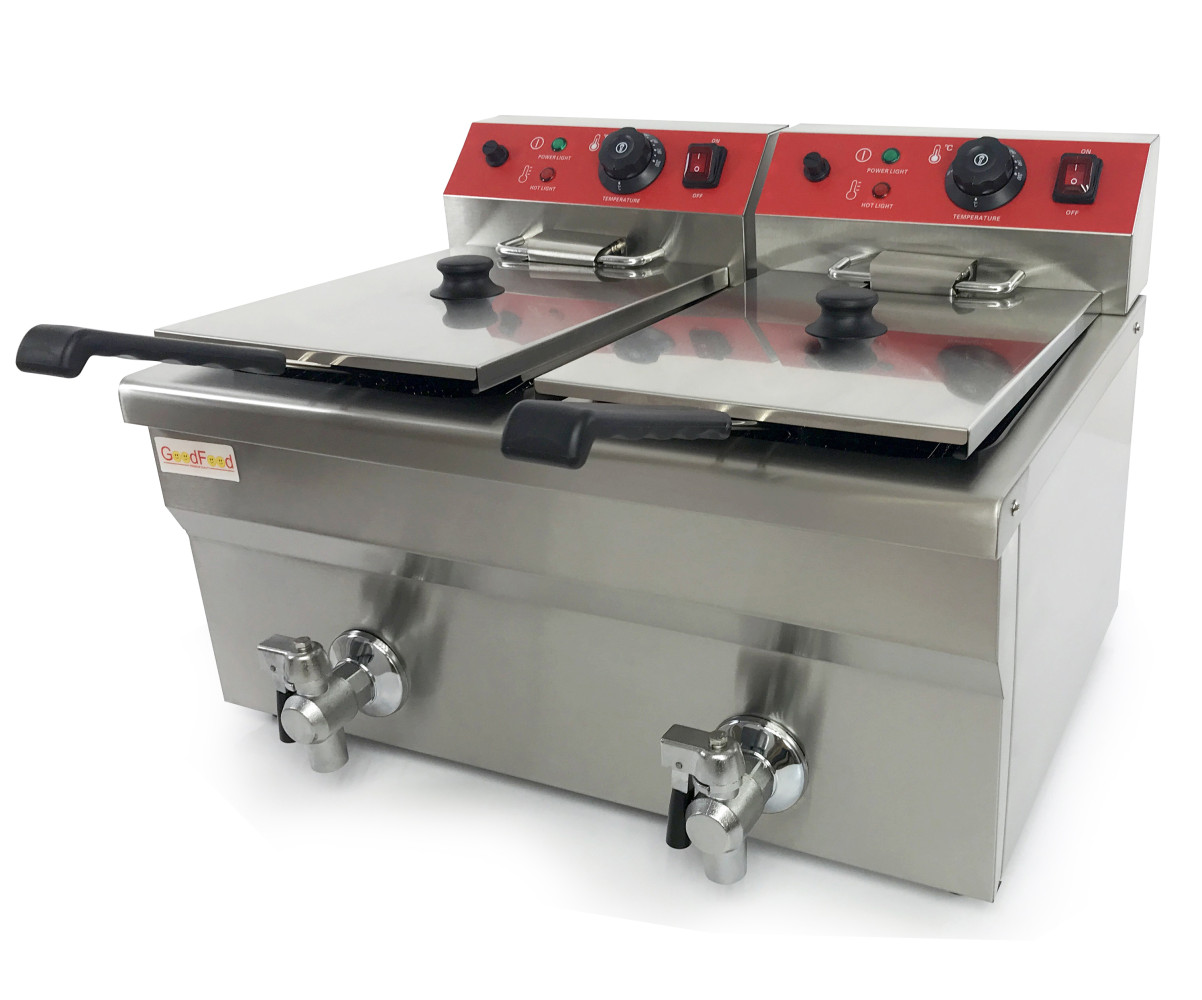 Фритюрниця електрична GoodFood EF12A2 RED із краном