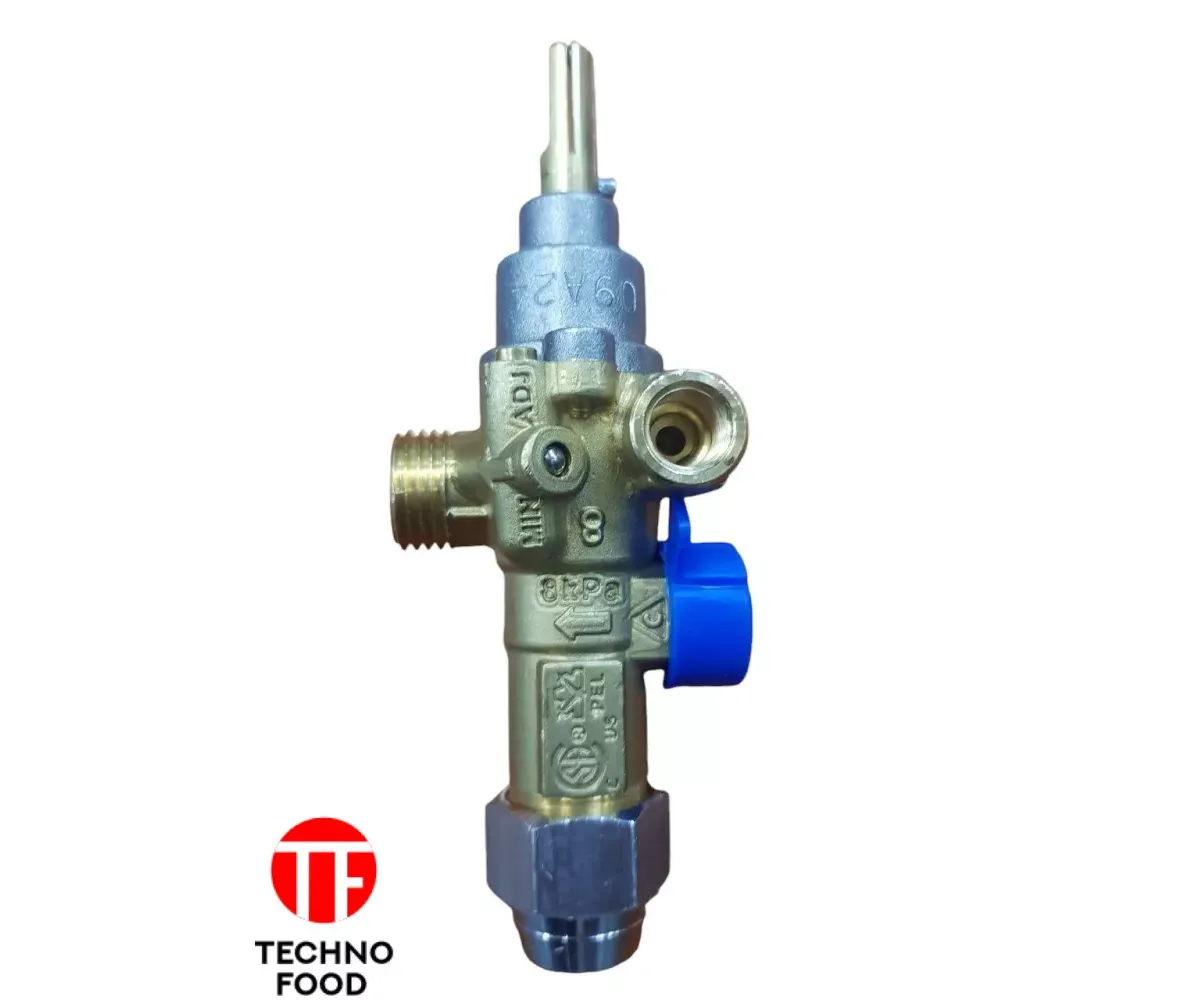 OZTI Кран газовый 9099.00A60.00 PEL тип 21S вход для газа M16x1,5 (труба-ø 10 мм) МЖ 0,35 мм
